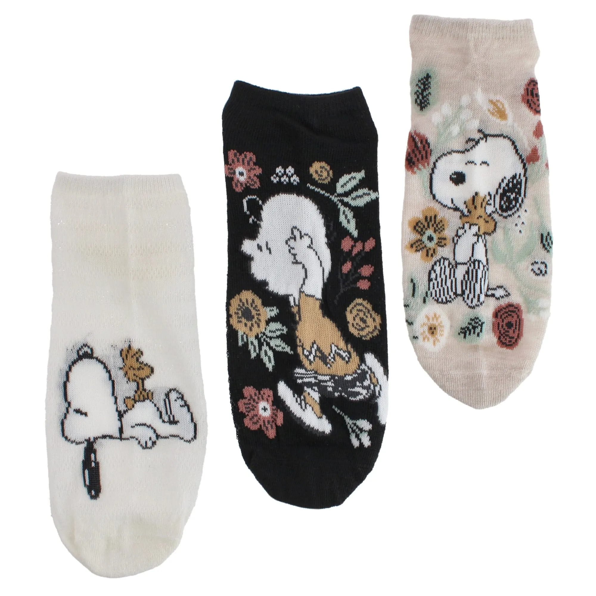 U.P.D., INC Women's Peanuts Snoopy No Show Socks (3Pack) sold by Belt Outlet product image thumbnail 4