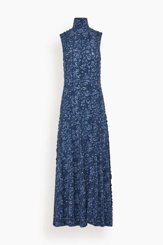 Valentina Dress in Navy/Slate sold by Hampden Clothing