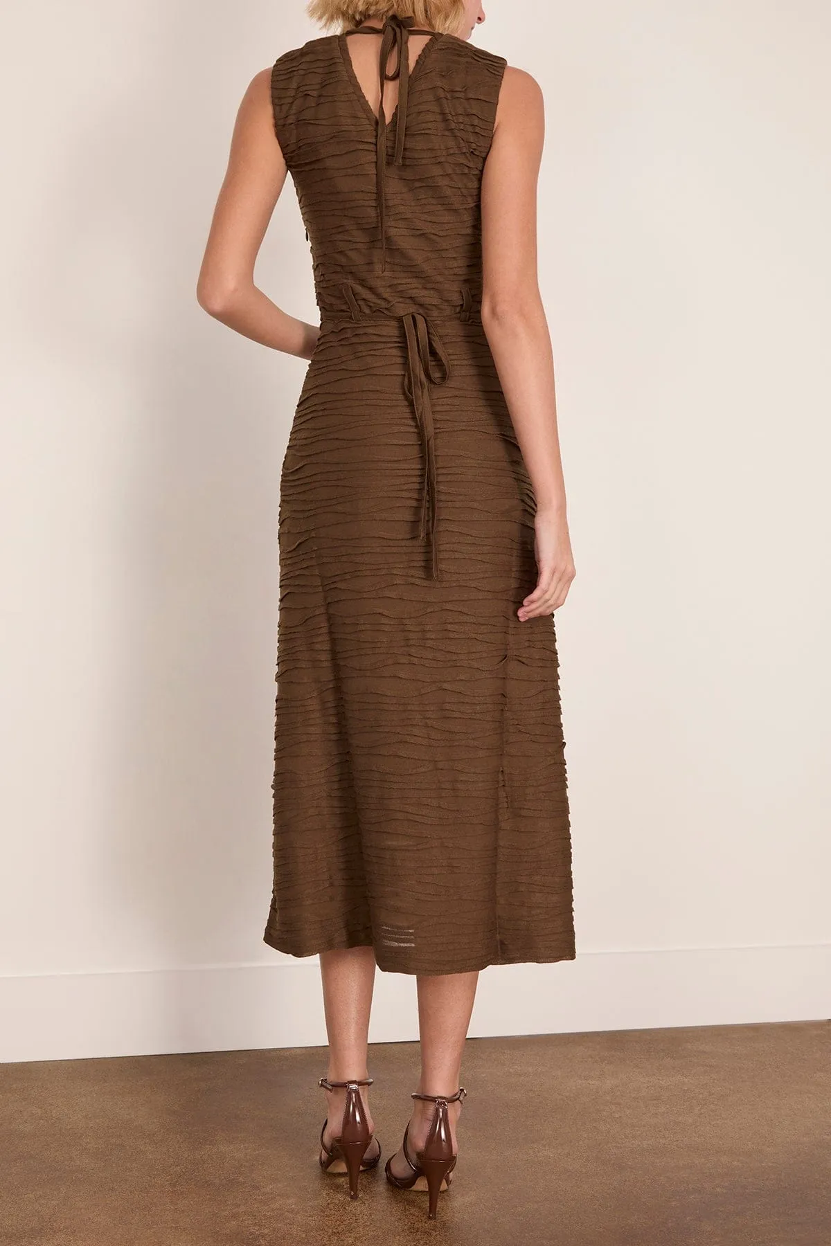 Laura Dress in Wood sold by Hampden Clothing product image thumbnail 4