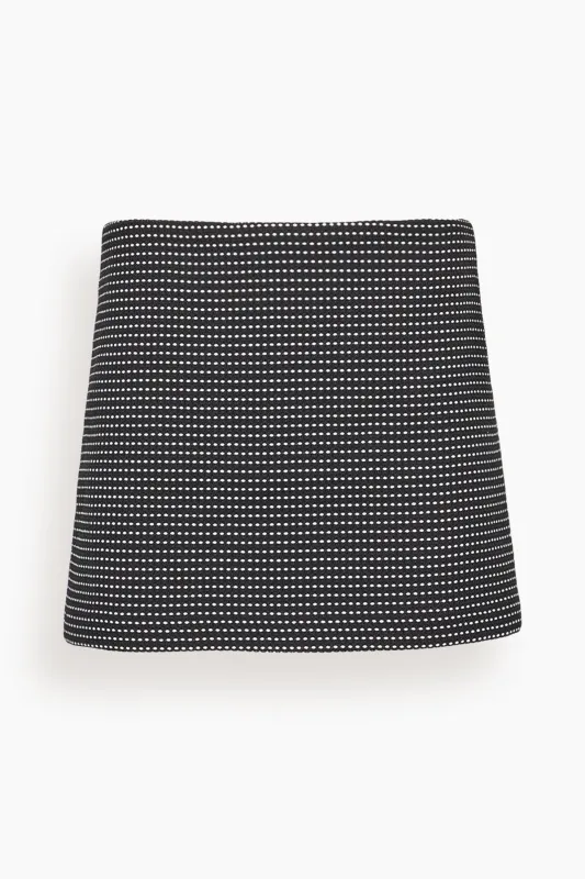 Lawson Skirt in Black made by Hampden Clothing