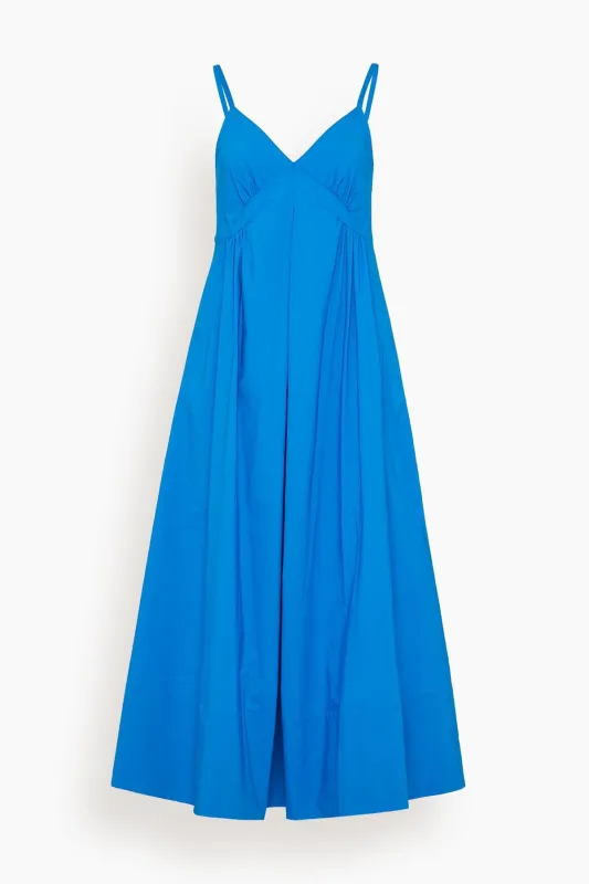 Barker Dress in Cyan sold by Hampden Clothing