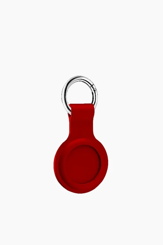 Key Ring for Air Tags in Red made by Hampden Clothing