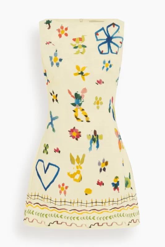 Sidi Mini Dress in Multi sold by Hampden Clothing