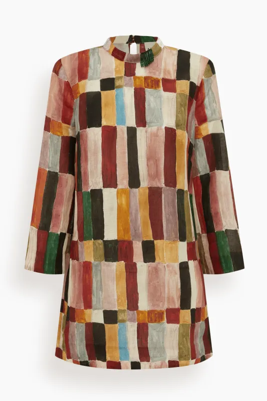 Marjorelle Mini Dress in Multi sold by Hampden Clothing