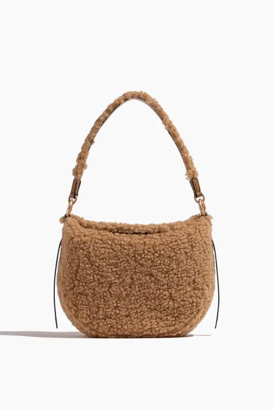 Mini Shearling Daily Bag in Caramel made by Vanessa Bruno
