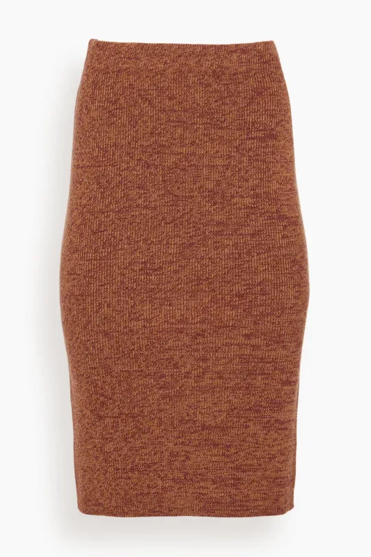 Fausta Skirt in Noisette sold by Hampden Clothing