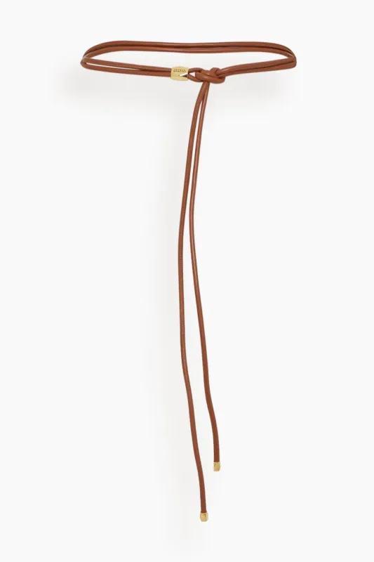Silvia Belt in Cognac/Gold made by Isabel Marant