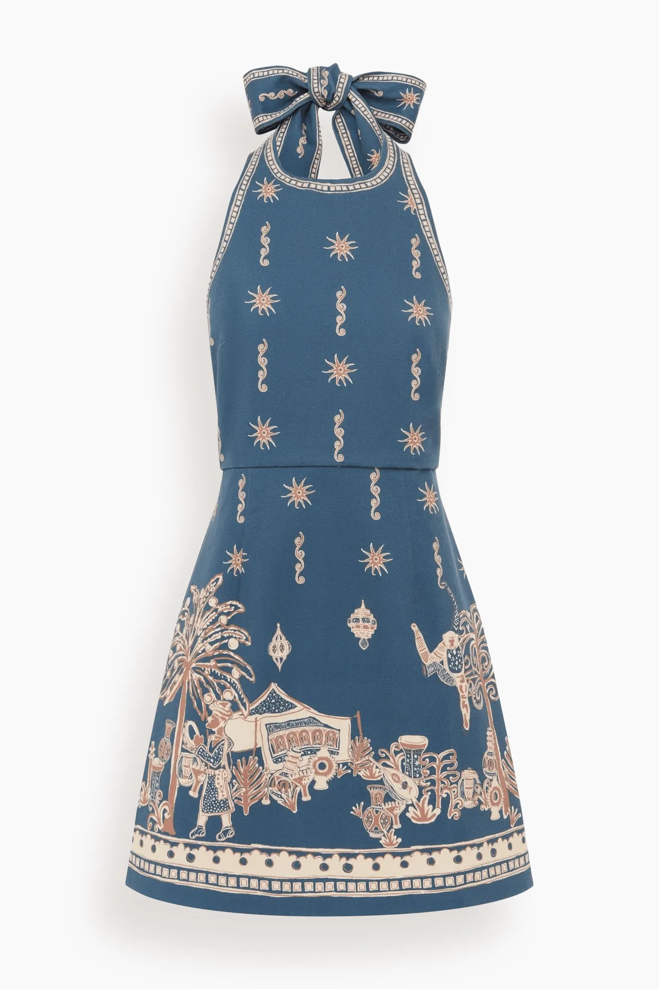 Acacia Mini Dress in Blue sold by Hampden Clothing