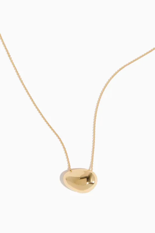 Pebble Necklace in Gold sold by Hampden Clothing