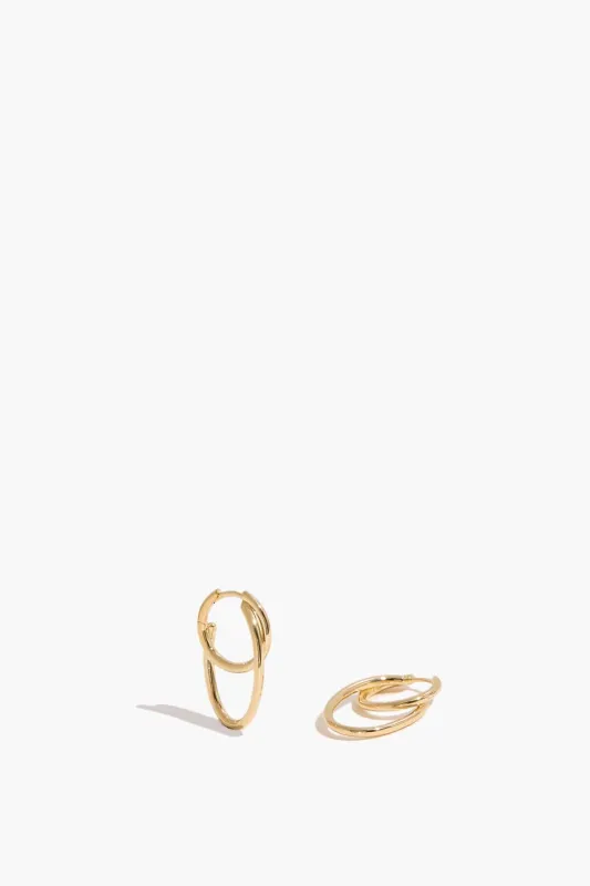 Loom Earrings in Gold sold by Hampden Clothing