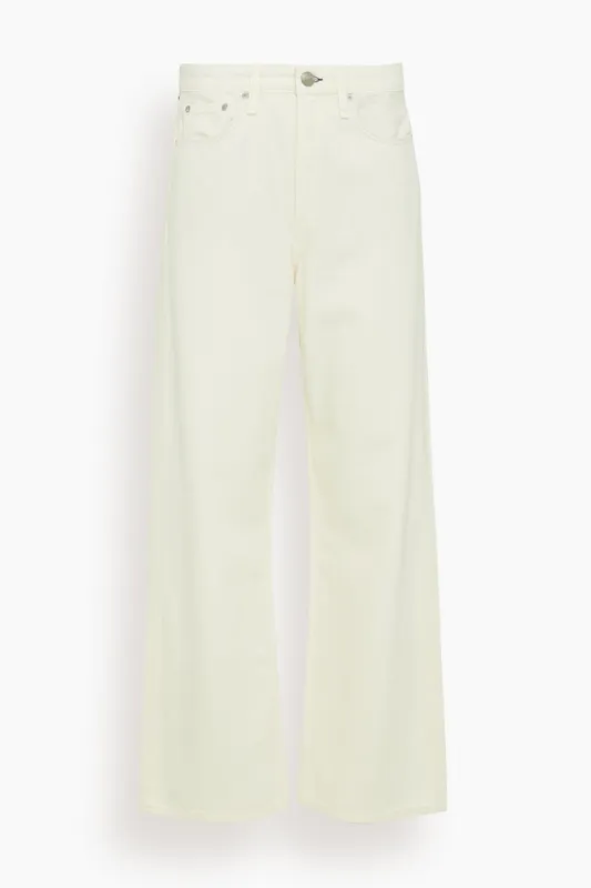 Featherweight Logan Jean in Ecru sold by Hampden Clothing