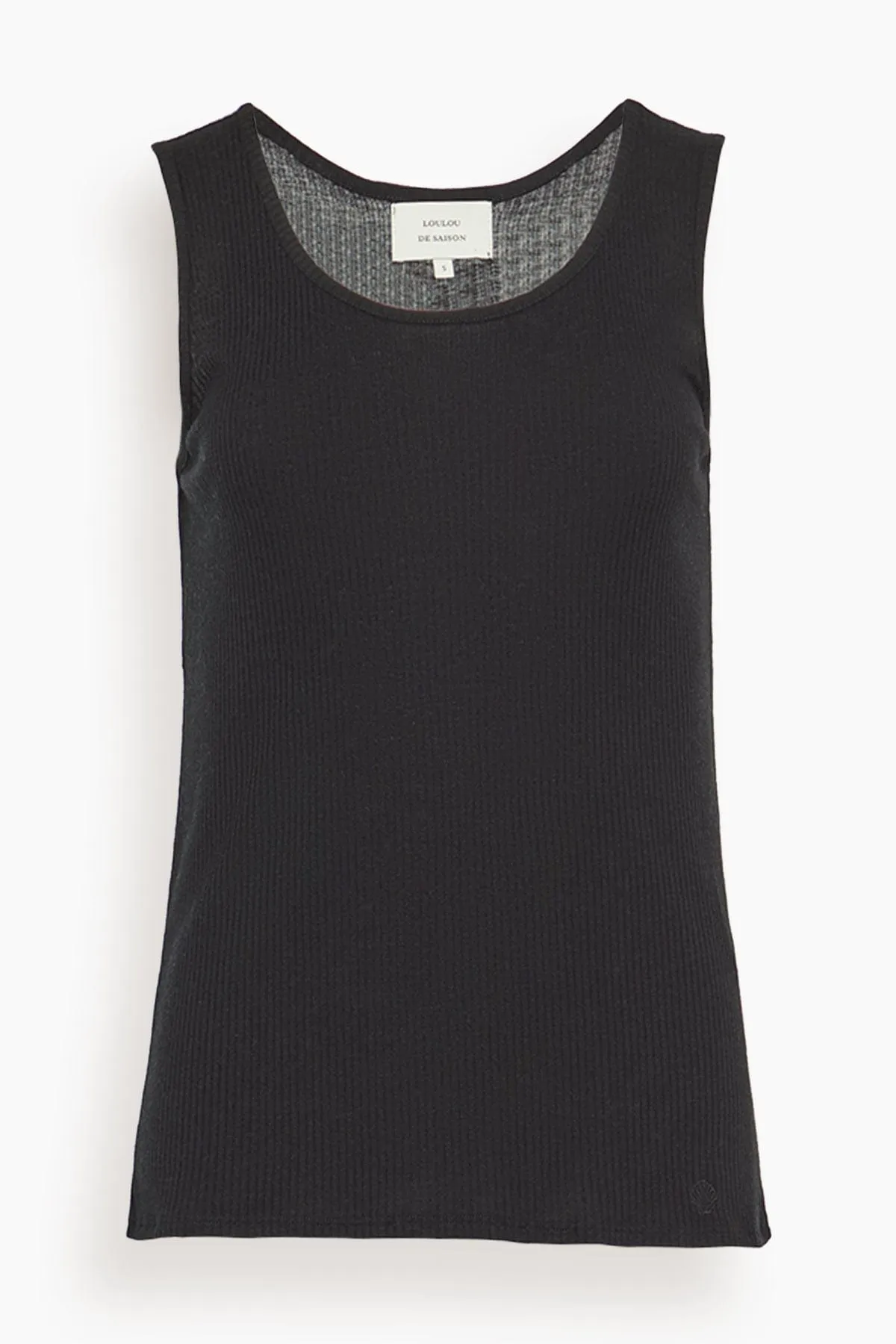 Alicudi Tank Top in Black sold by Hampden Clothing