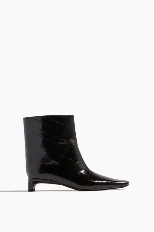 Iman Ankle Boots in Black sold by Hampden Clothing