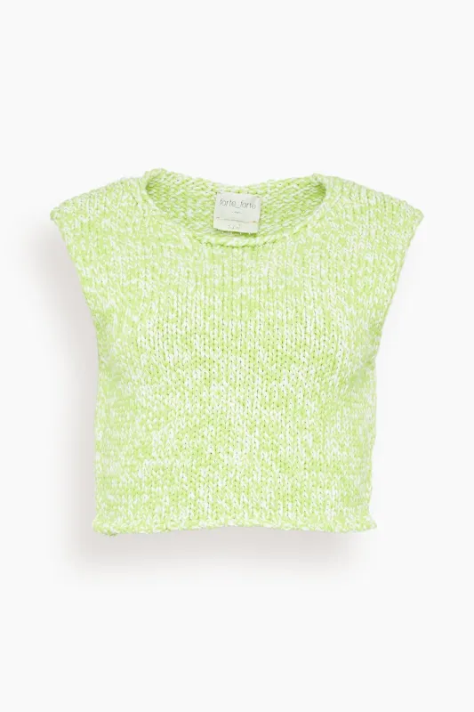 Graphic Moulin Micro Vest in Reflex sold by Hampden Clothing