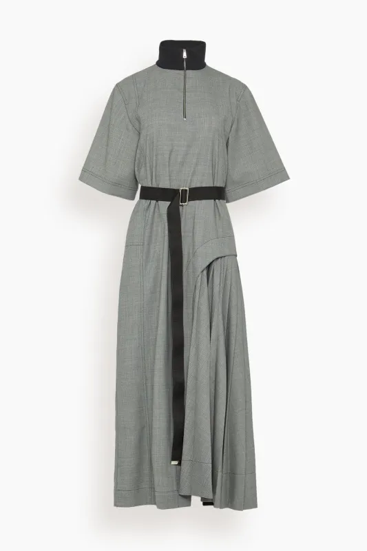 Dress in Black Melange sold by Hampden Clothing