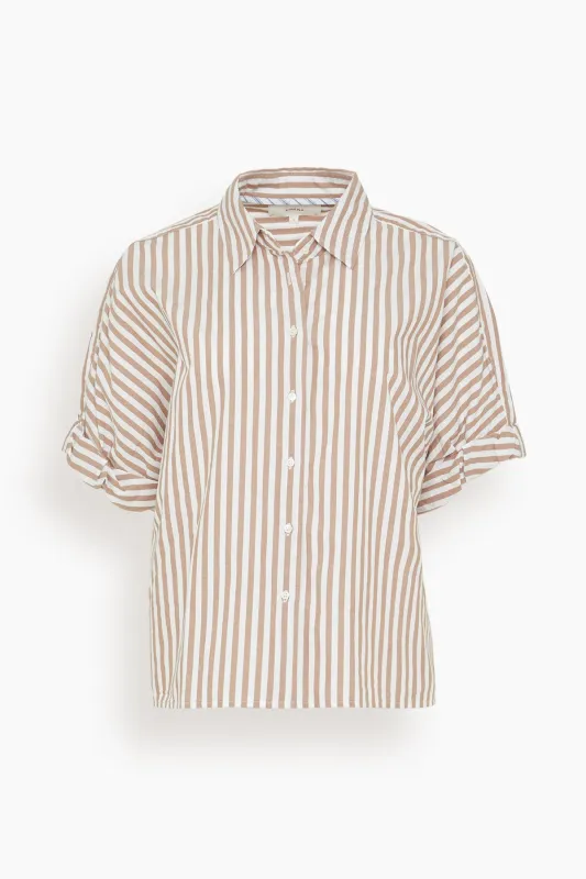 Teddy Shirt in Cafe sold by Hampden Clothing