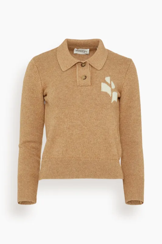 Nola Pullover in Camel sold by Hampden Clothing