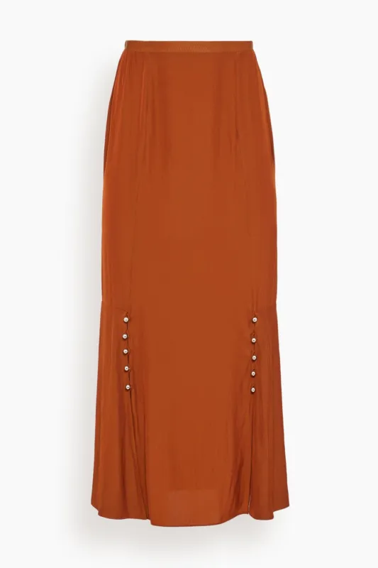 A-Line Skirt in Chestnuts sold by Hampden Clothing
