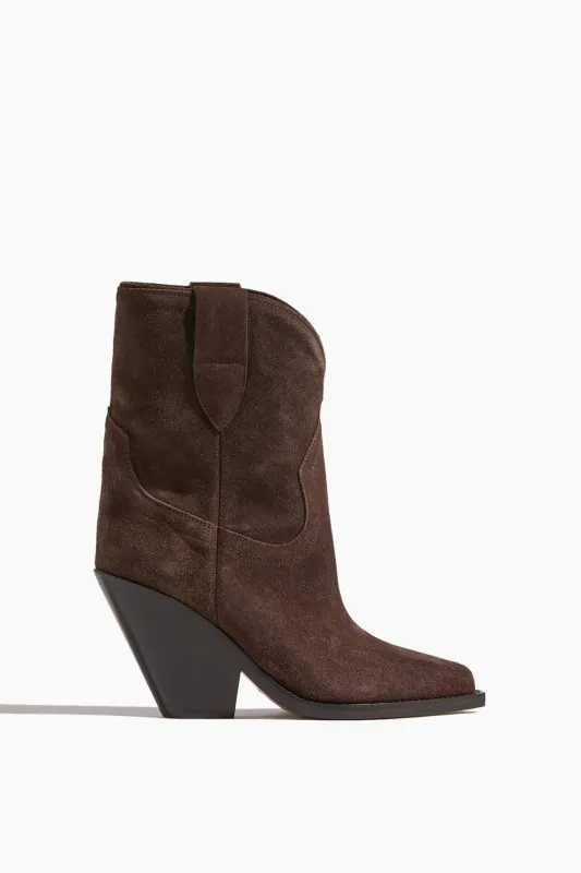 Leyane Boots in Chocolate made by Isabel Marant