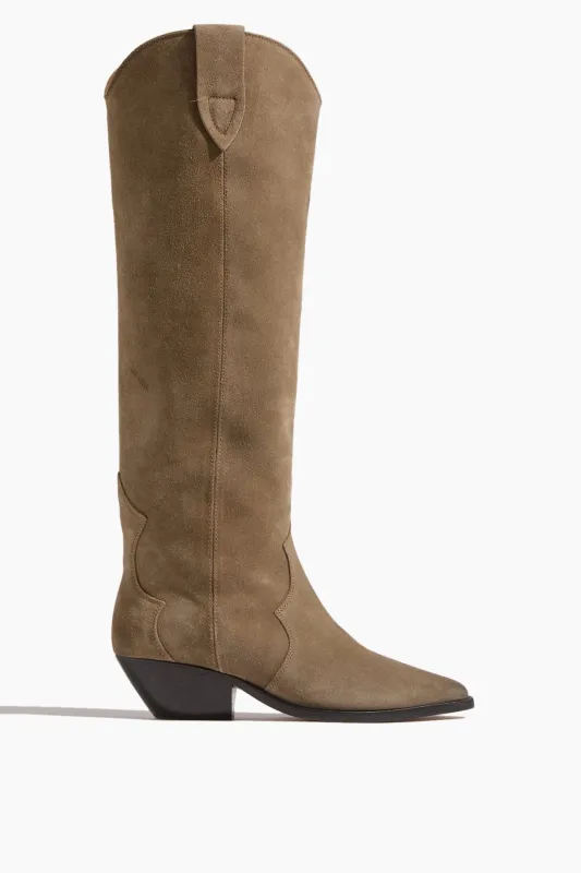 Denvee Boots in Taupe made by Isabel Marant
