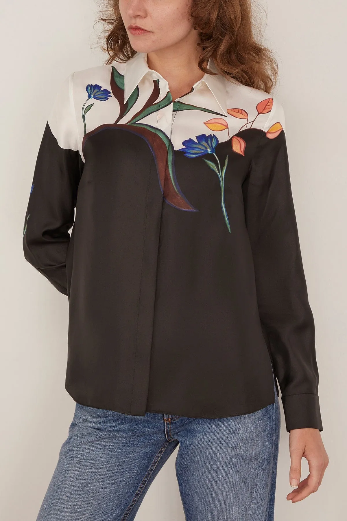 Seductive Bloom Blouse in Autumn Garden sold by Hampden Clothing product image thumbnail 3
