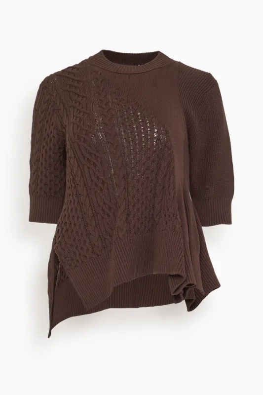 Knit Pullover in Brown sold by Hampden Clothing