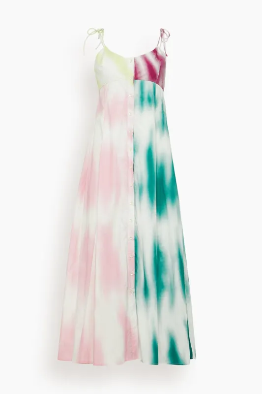 High Garden Maxi Dress in Tie Dye sold by Hampden Clothing