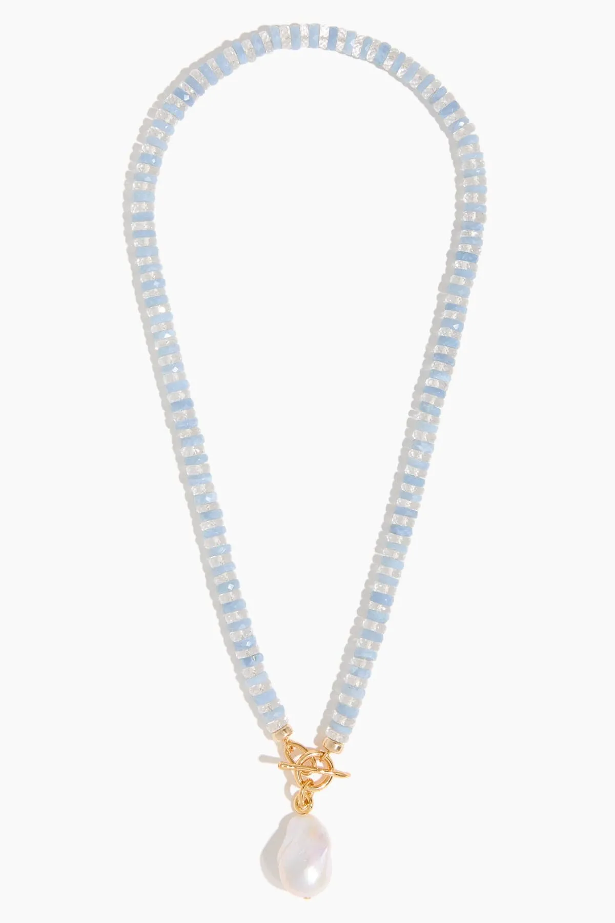 Pearl Isle Necklace in Mist Blue sold by Hampden Clothing product image thumbnail 3