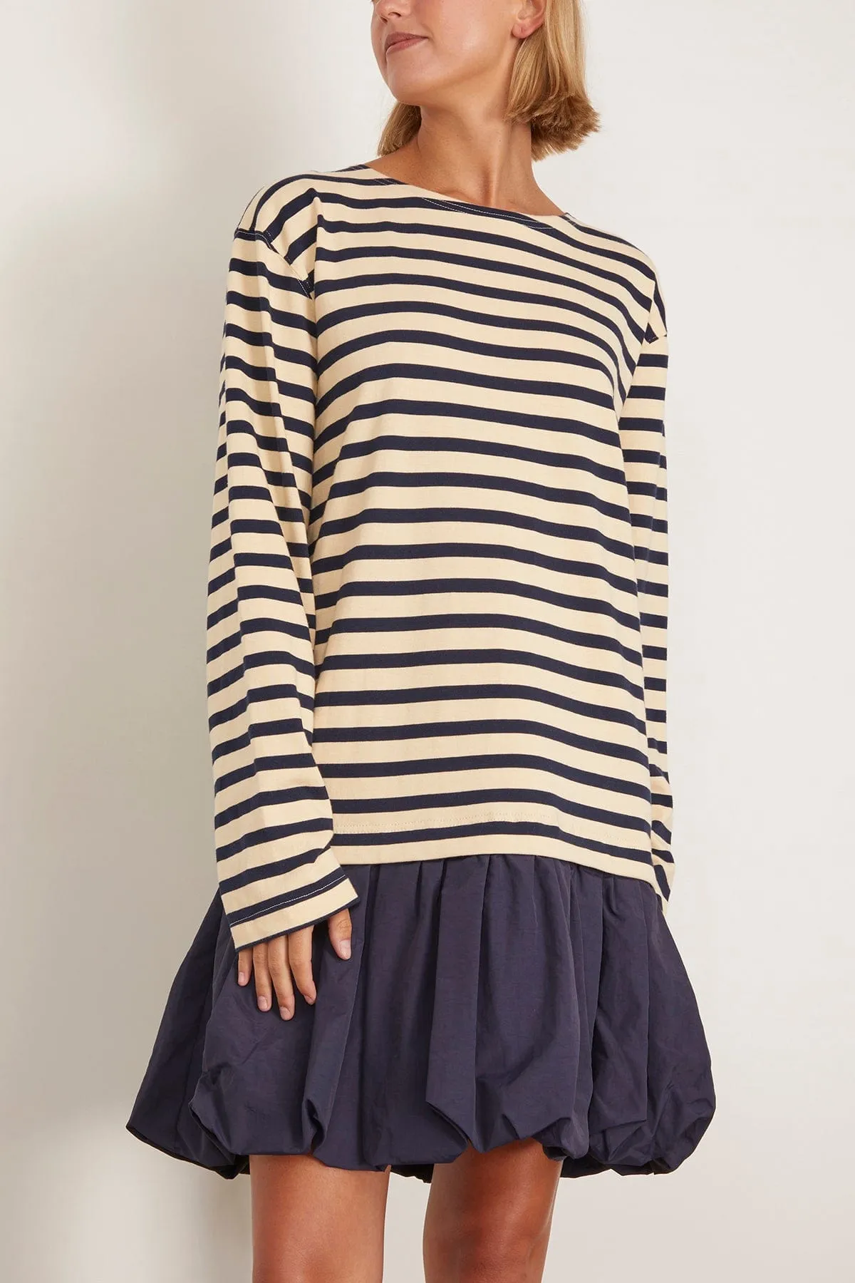 Athena Solid Combo T-Shirt Bubble Dress in Multi sold by Hampden Clothing product image thumbnail 3