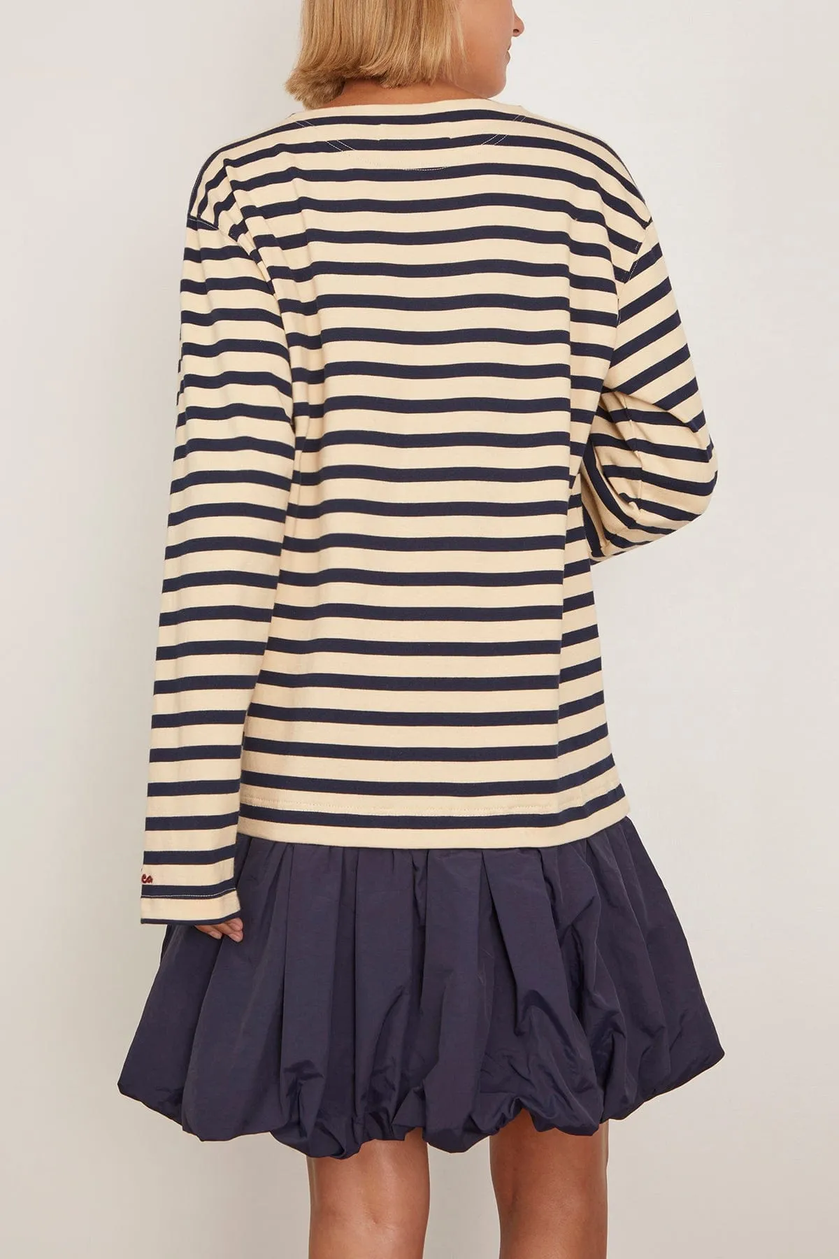 Athena Solid Combo T-Shirt Bubble Dress in Multi sold by Hampden Clothing product image thumbnail 4