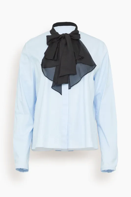 Pure Power Blouse in Ice Sky sold by Hampden Clothing