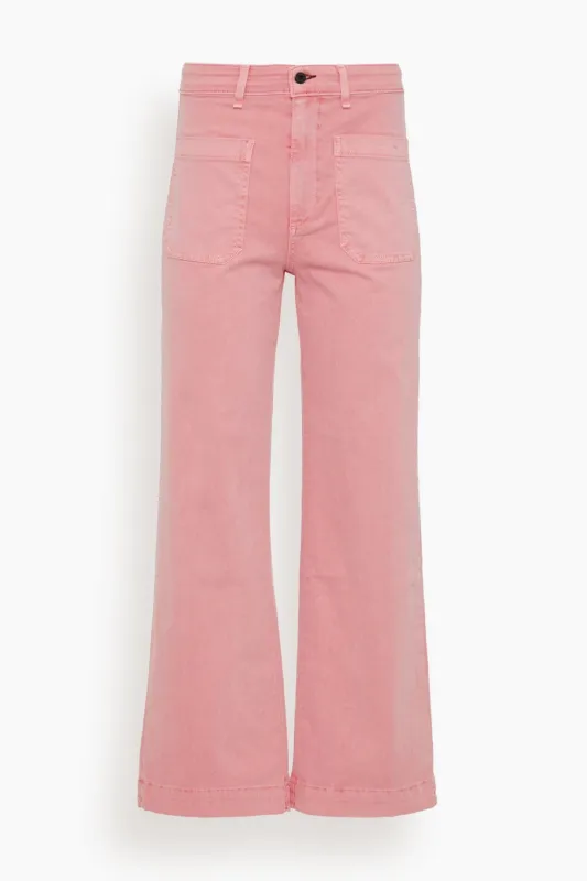 Sailor Twill Pant in Washed Pink sold by Hampden Clothing