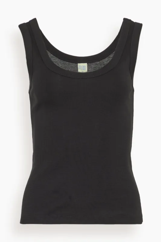Hillie Tank in Black sold by Hampden Clothing