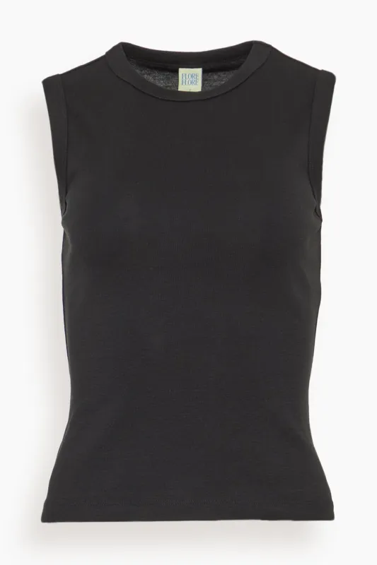Esme Tank in Black sold by Hampden Clothing