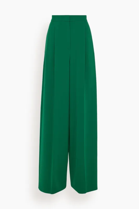 Laccato Long Trouser in Emerald sold by Hampden Clothing