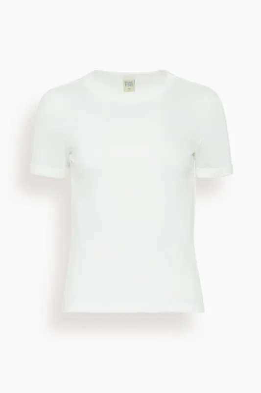 Car Tee in White sold by Hampden Clothing