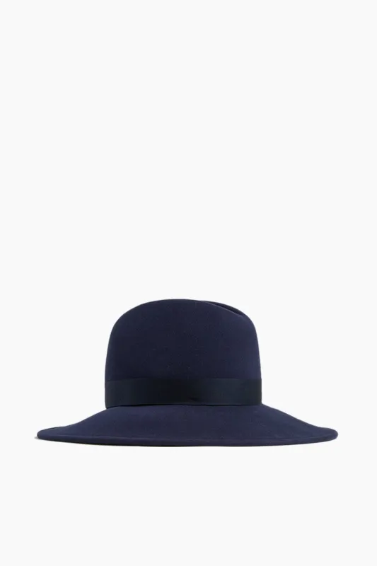 Requiem Hat in Navy Cashmere sold by Hampden Clothing