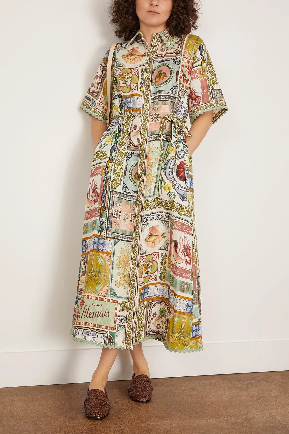 Tommasina Shirtdress in Multi sold by Hampden Clothing product image thumbnail 2