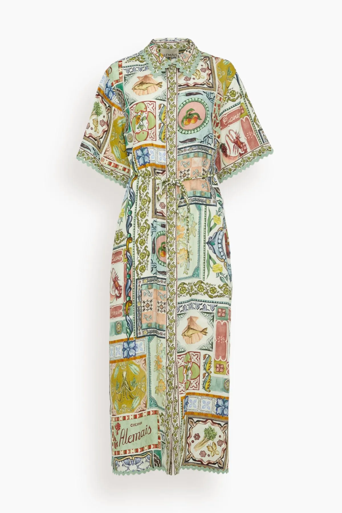 Tommasina Shirtdress in Multi sold by Hampden Clothing