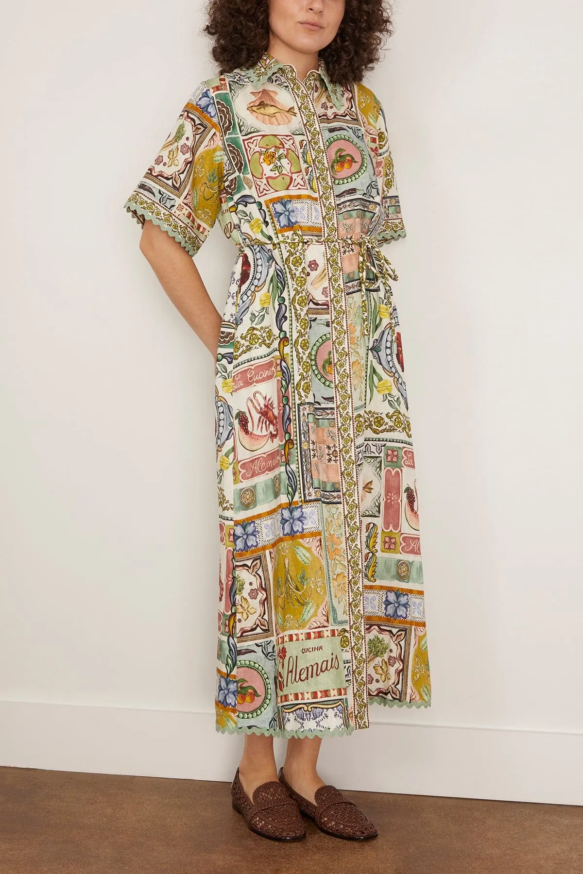 Tommasina Shirtdress in Multi sold by Hampden Clothing product image thumbnail 3