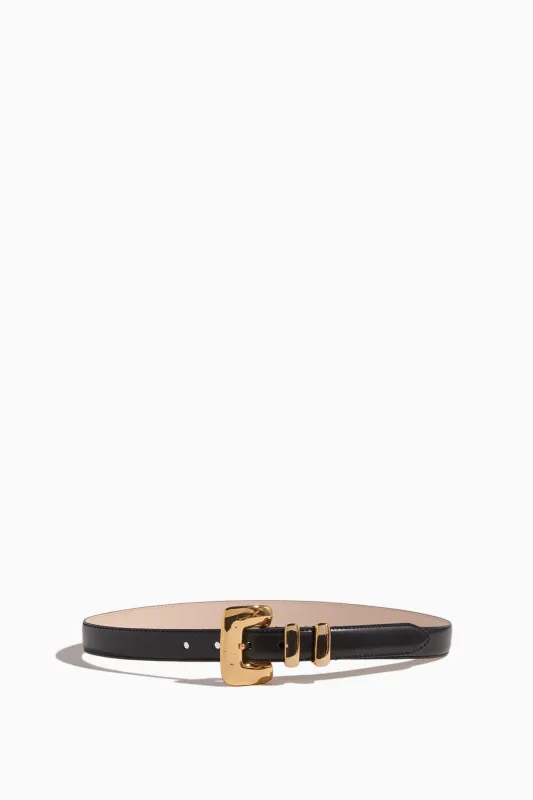 Tetra Belt in Black/Gold sold by Hampden Clothing