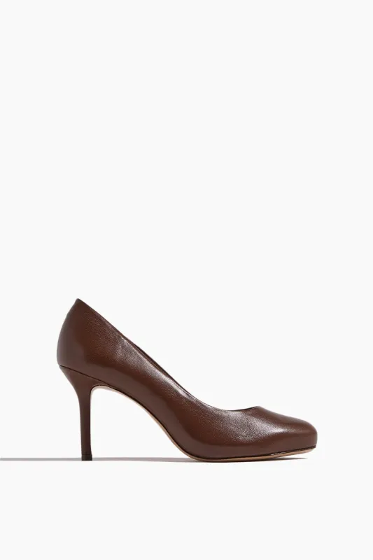 Prim Pump 85 in Brown sold by Hampden Clothing