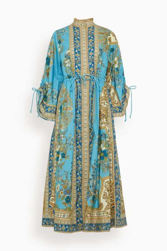 Cassie Pool Dress in Blue sold by Hampden Clothing