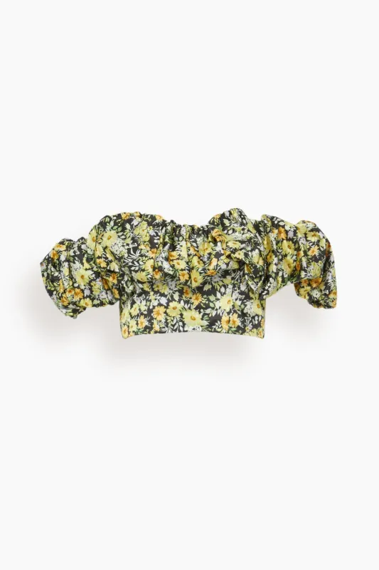 Nina Off Shoulder Top in Black sold by Hampden Clothing