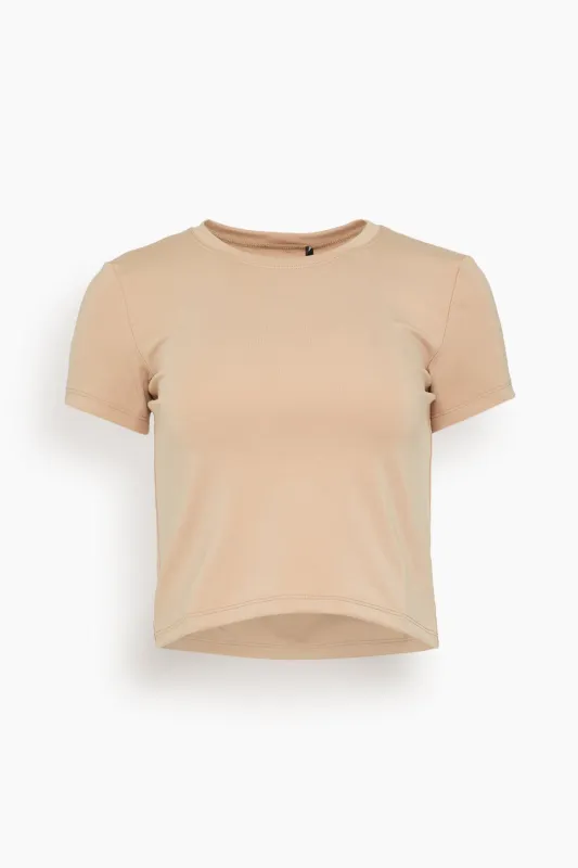 Lia Tee in Beige sold by Hampden Clothing