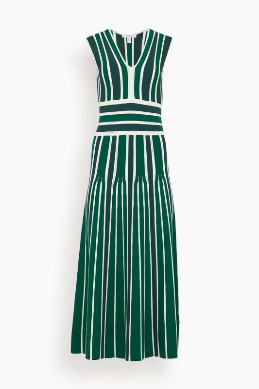 Tallone Knitted Dress in Green made by MaxMara