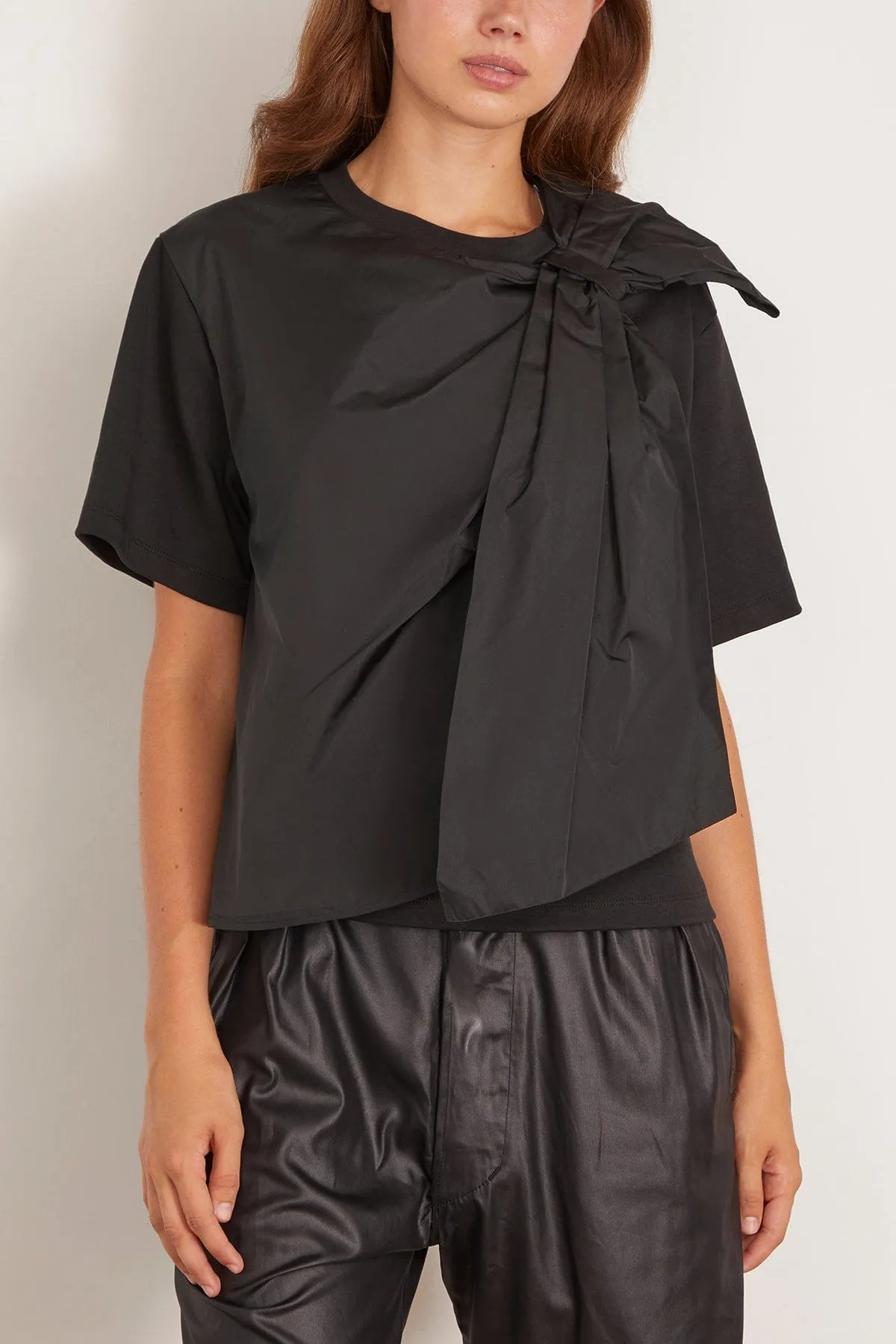 Colle Knitted Blouse in Black sold by Hampden Clothing product image thumbnail 3