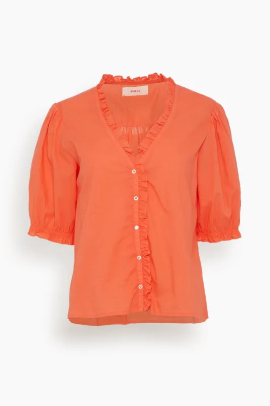 Jenna Shirt in Sugar Poppy sold by Hampden Clothing