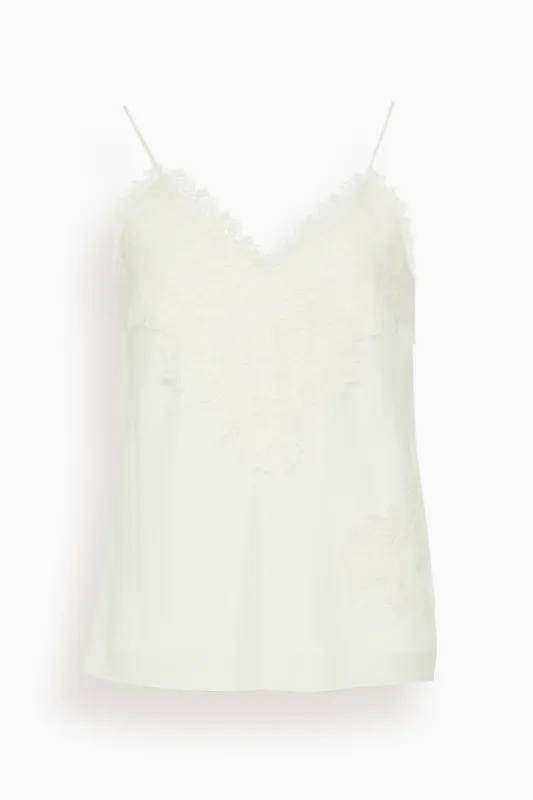 Lace Camisole in Cream sold by Hampden Clothing