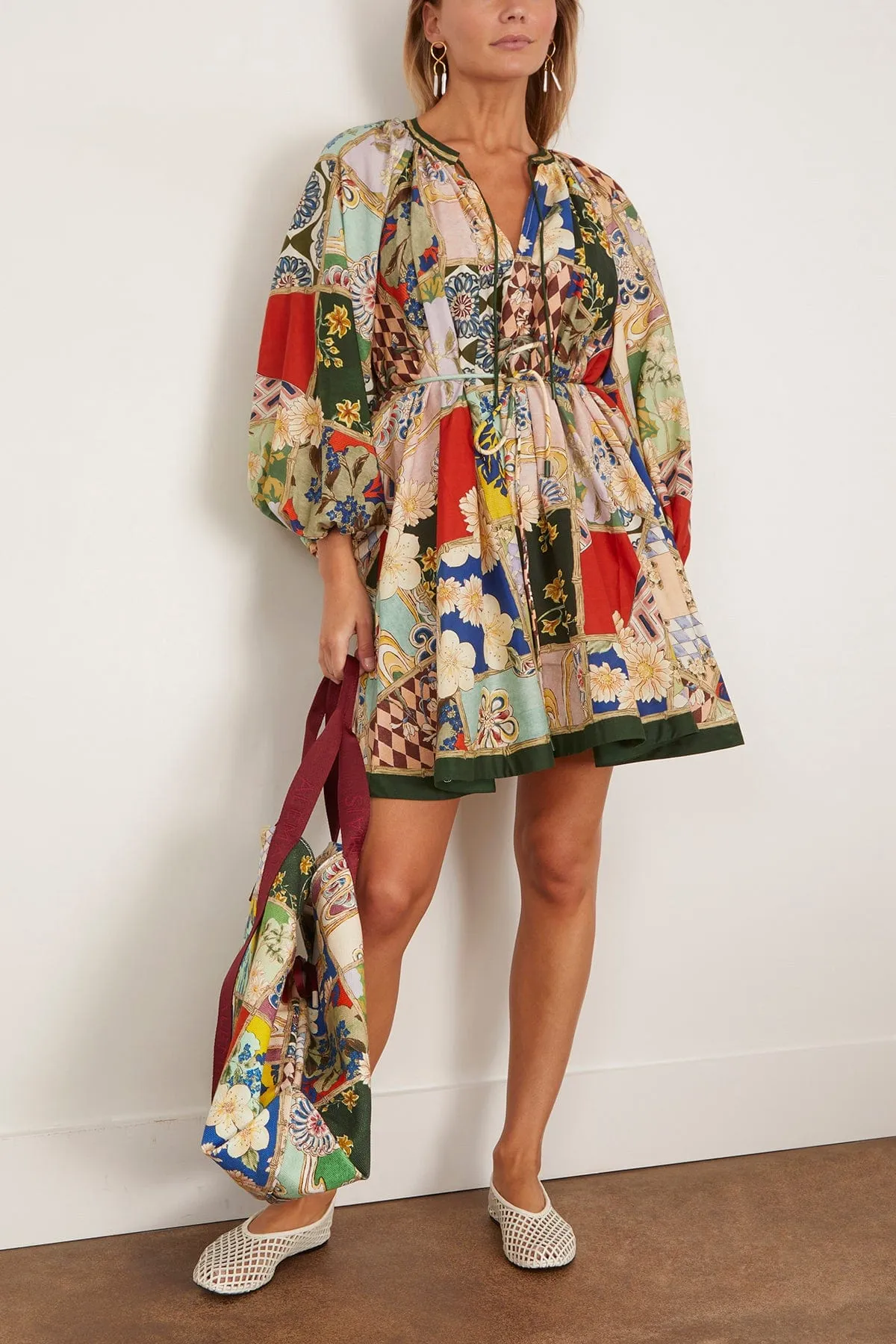 Bianca Mini Dress in Multi sold by Hampden Clothing product image thumbnail 2